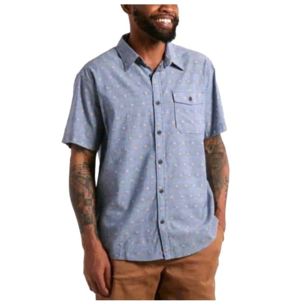 Howler Brothers XXL San Gabriel Short Sleeve Button Up Shirt Mens Outdoors